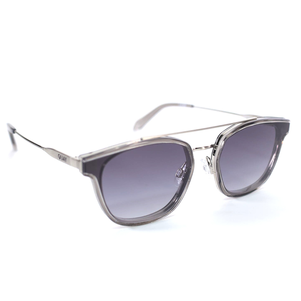 Quay Australia GETAWAY Metal Round Sunglasses - Grey/Smoke - NWT - Picture 9 of 15
